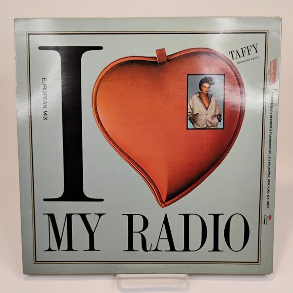 VTG Taffy ~ I Love My Radio 12" Vinyl Maxi-Single 1986 Emergency Records #6561 - Picture 2 of 6